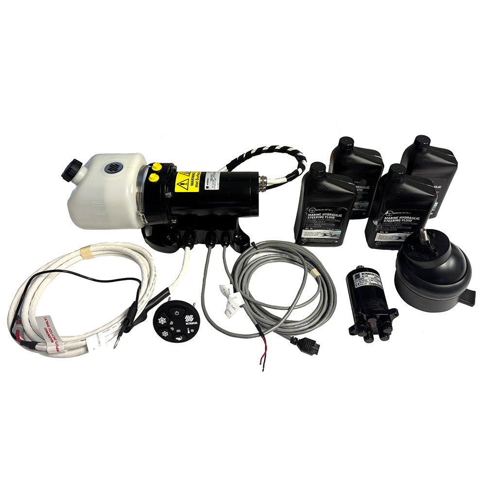 Uflex MasterDrive Steering System Single Station Retrofit Kit MasterDrive 40cc Tilt Mount Helm UPMD Power Unit No