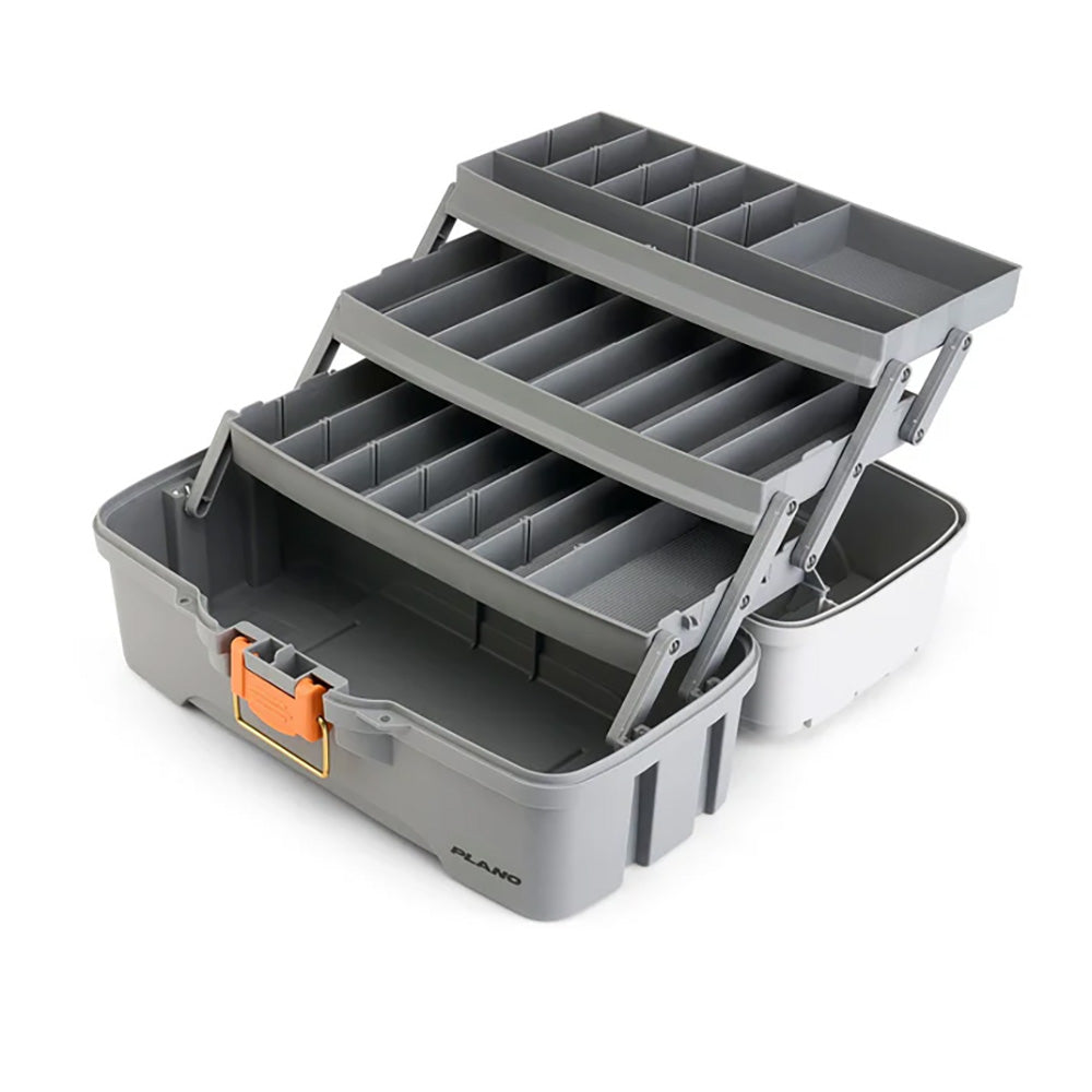 Plano ThreeTray Tackle Box Light GreyDark Grey P000406