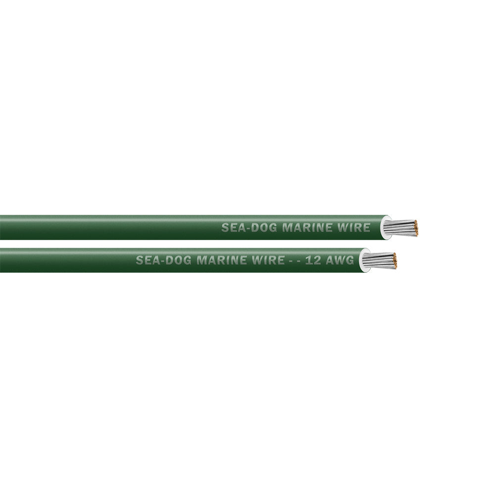 SeaDog 12 AWG Green Primary Wire 400 8012046