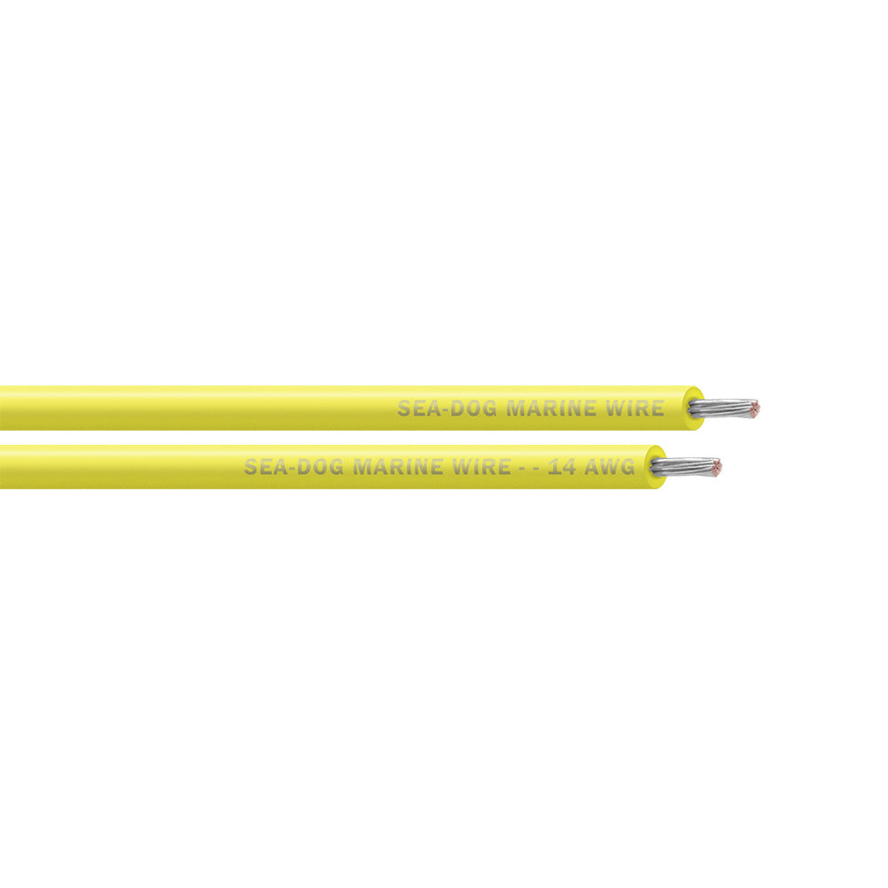 SeaDog 14 AWG Yellow Primary Wire 25 8014030
