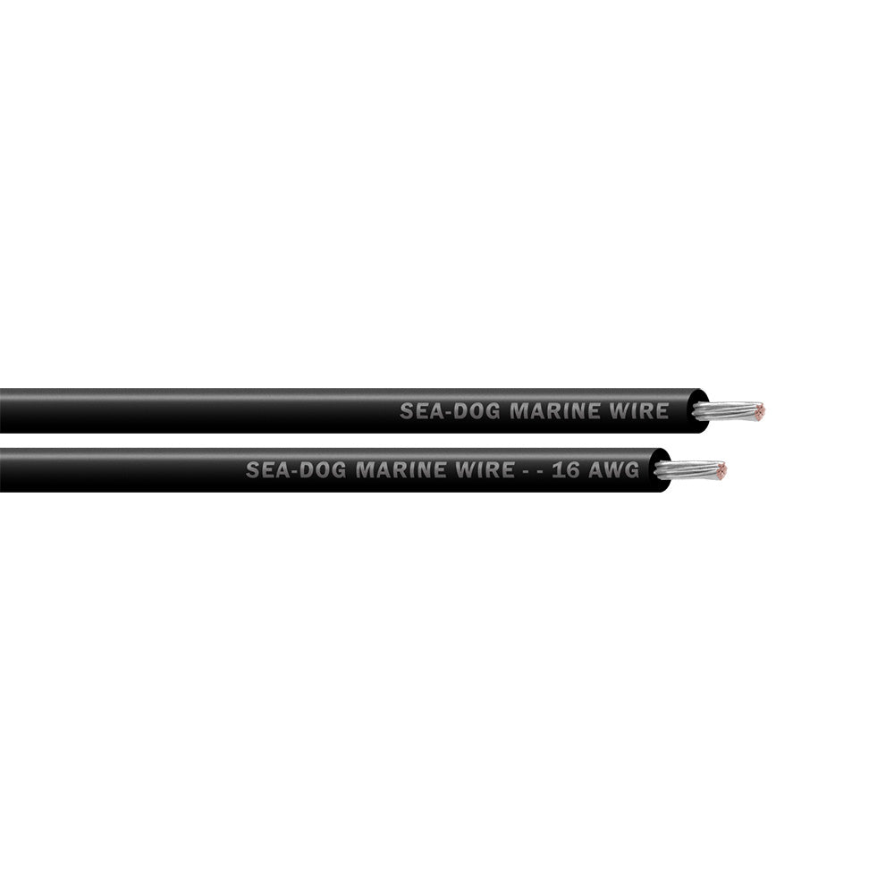 SeaDog 16 AWG Black Primary Wire 1000 8016019