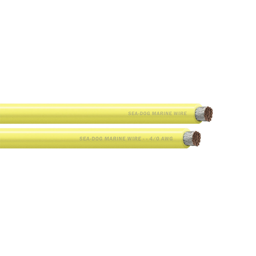 SeaDog 40 AWG Yellow Battery Cable 100 8041032