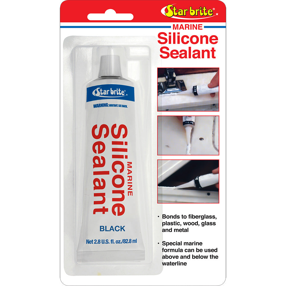 Star brite Marine Silicone Sealant Black 28 oz 82103
