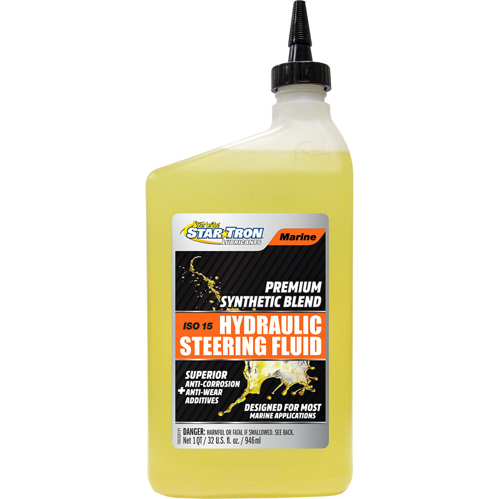 Star brite Hydraulic Steering Fluid ISO 15 Marine Synthetic Blend 32 oz 18532
