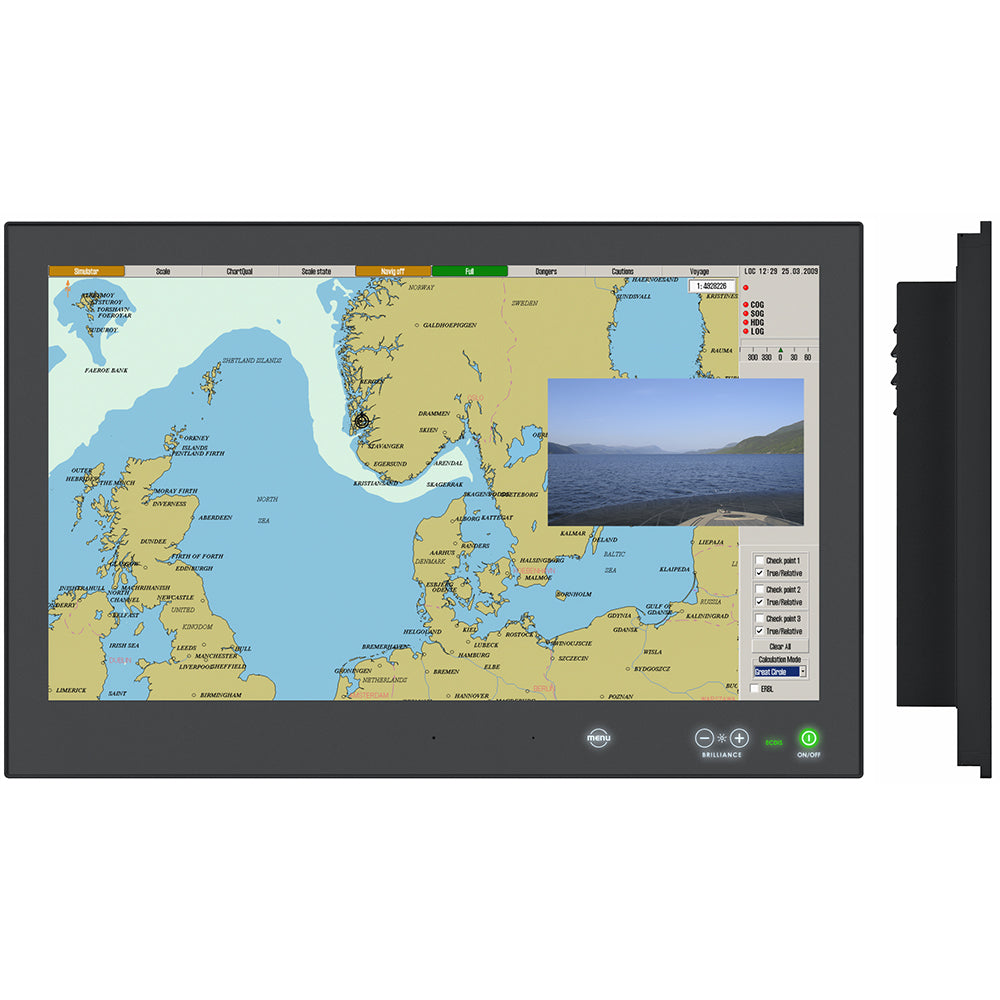 Hatteland Series X Generation 2 G2 HighBright 24 MultiPower Display wButtons ACDC 24V HD 24T22 MMDMA1FHGA