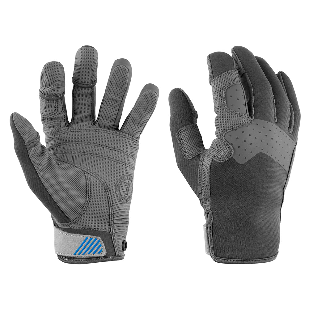 Mustang Traction Closed Finger Gloves GreyBlue Medium MA600302269M267