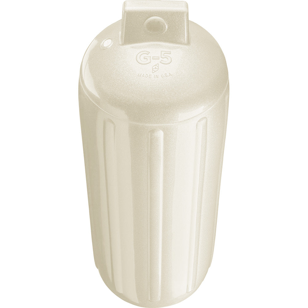 Polyform G-5 Twin Eye Fender 8.8" x 26.8" - Metallic White [G-5 METALLIC WHITE]