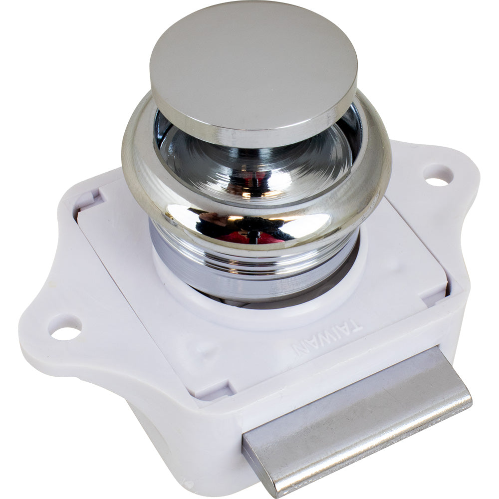 Sea-Dog Push Button Rim Latch - Chrome Plated Brass [224300-1]