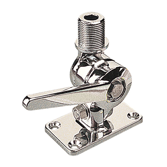 Sea-Dog Adjustable Antenna Base - Die Cast Zinc Chrome Plated [329300-1]