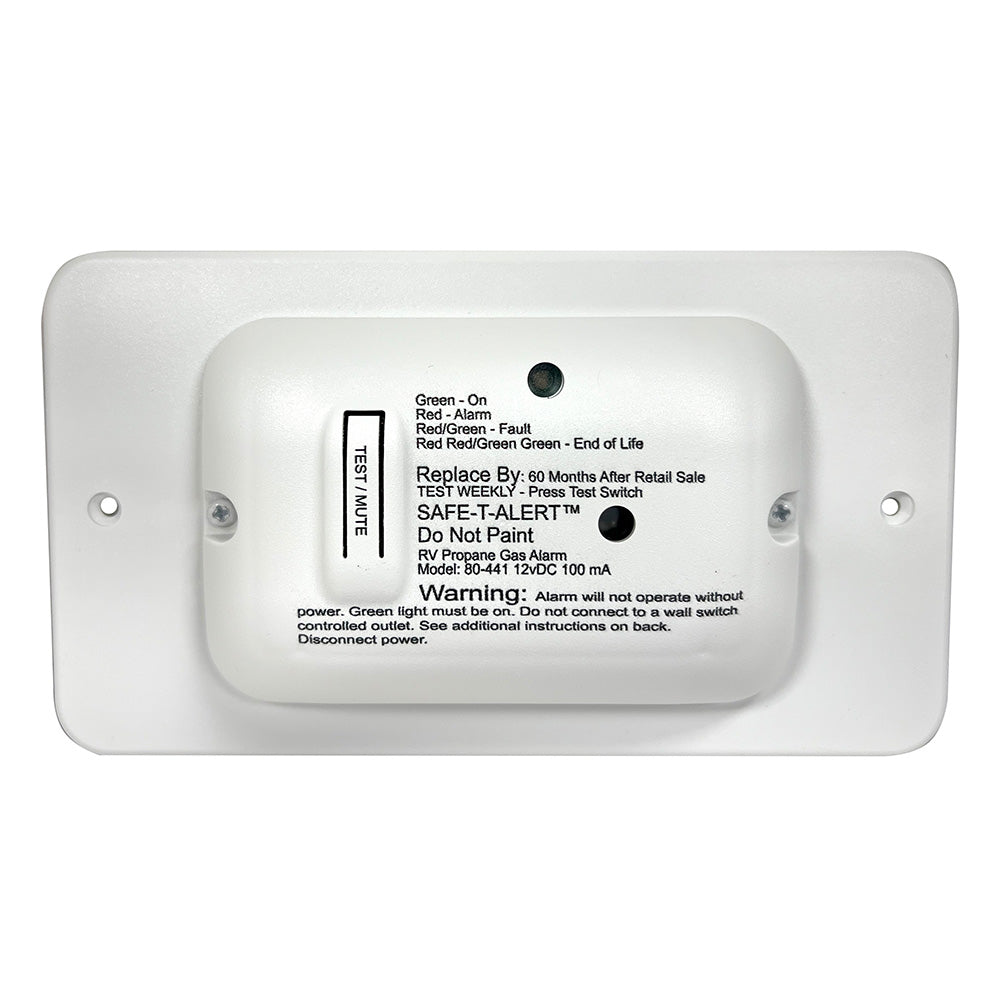 Safe-T-Alert 80 Series White Propane Gas Alarm - 12V [80-441-WT-TR]