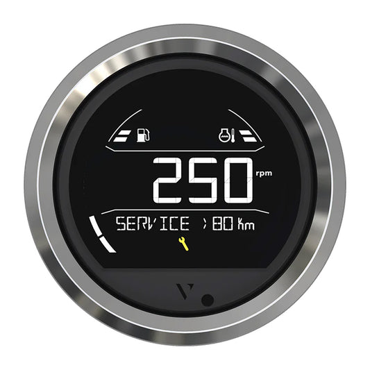 Veratron VL Digital 85 wTriangular Chrome Bezel B00205803