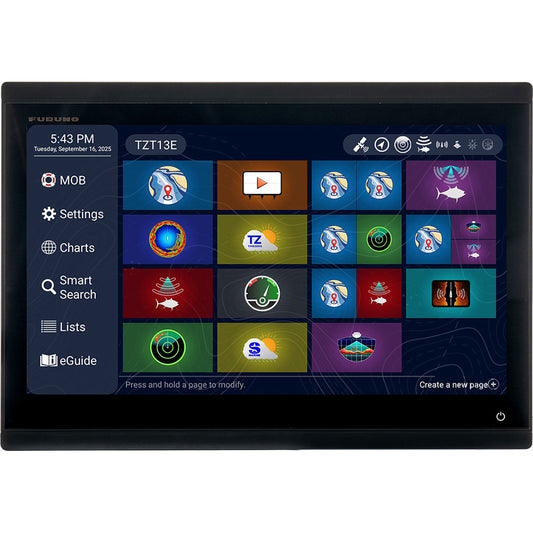 Furuno TZT13E MultiFunction Display FishfinderChartplotter TZT13E