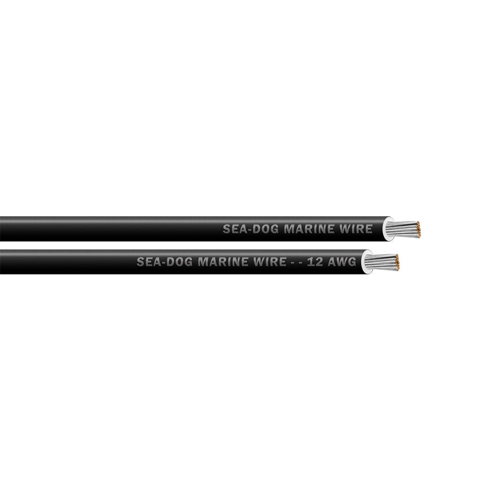 SeaDog 12 AWG Black Primary Wire  250 8012014