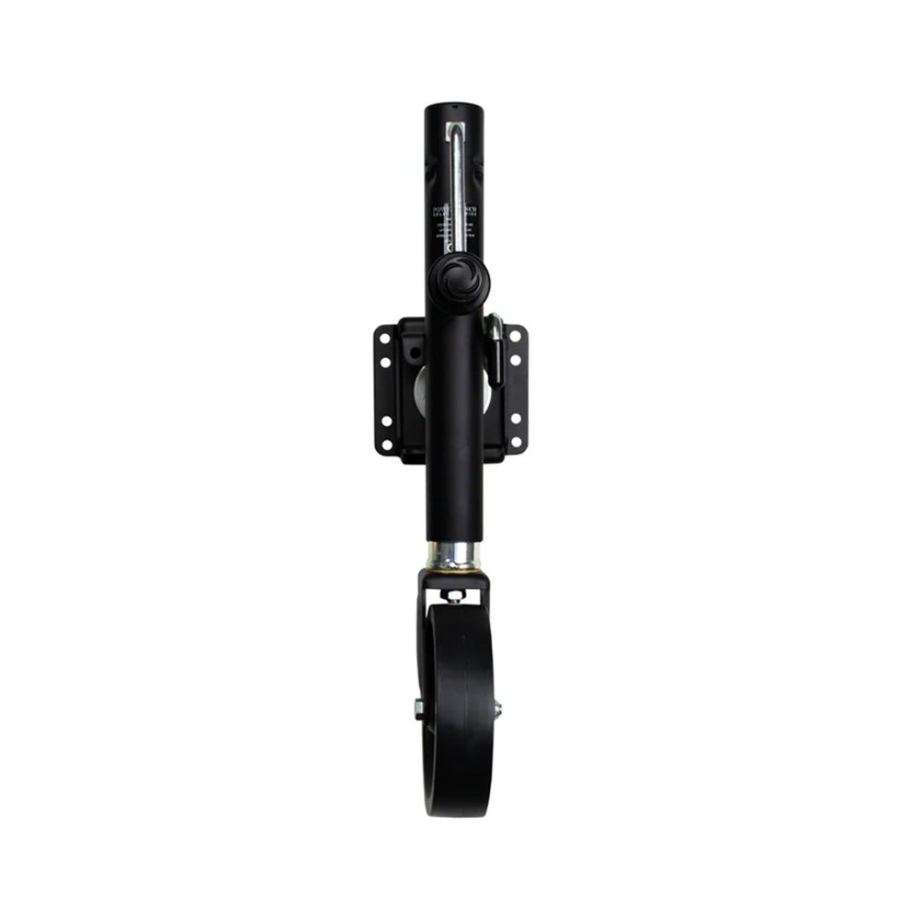 Powerwinch Select Series Jack  1500lb WeldOn Single Wheel Carbon Black 21400J1500W1BR
