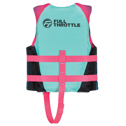 Full Throttle Nylon Life Jacket  Child  Pink 11220010500126