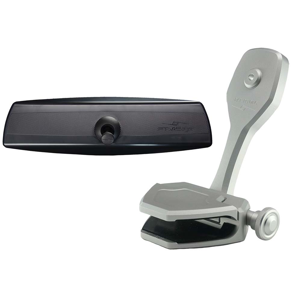 PTM Watersports Mirror/Bracket Kit w/VR-140 PRO Mirror  ZXR-300 (Silver) [P12848-2300TEBCL]