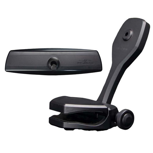 PTM Watersports Mirror/Bracket Kit w/VR-140 PRO Mirror  ZXR-361 (Black) [P12848-2361TEBBK]