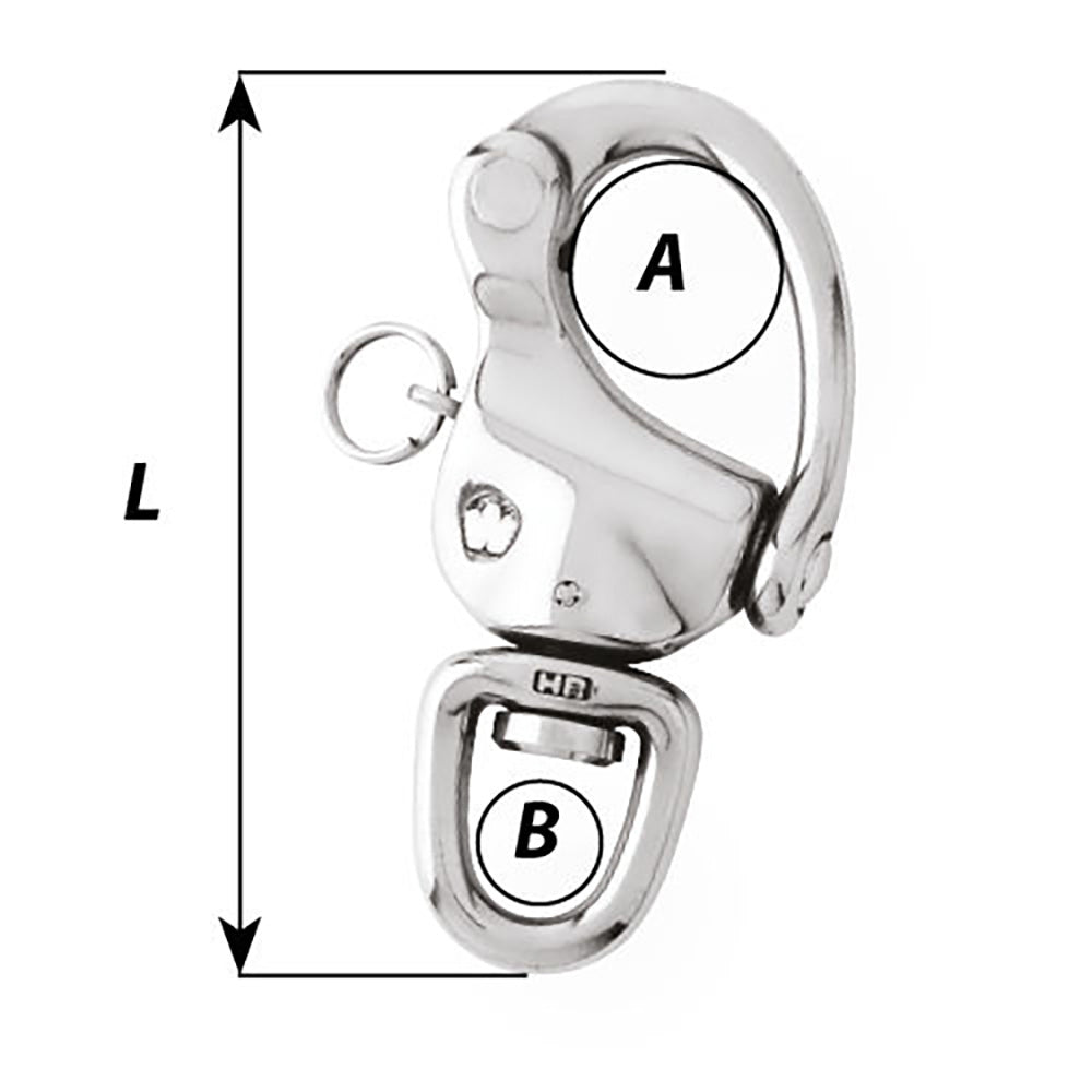 Wichard 4-3/4" Snap Shackle w/Swivel Eye [2477W]