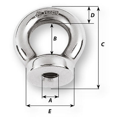 Wichard 8mm Eye Nut - 1/2" Diameter [6334W]
